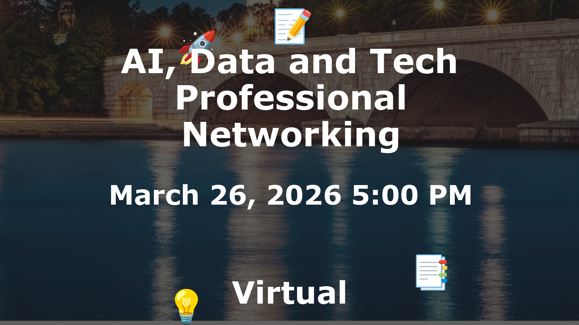 AI, Data and Tech Professional Networking event image